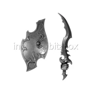 KKA38 EPEE BOUCLIER KAIRIC ACOLYTES TZEENTCH WARHAMMER BATTLE AoS BITZ 67-68 - Picture 1 of 1