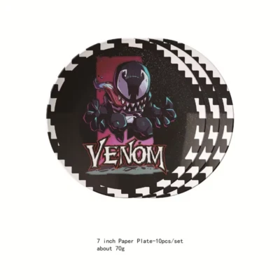 Venom Theme Birthday Party Decorations Napkins Plates Tablecloth Cups Balloons C - image 1 of 4