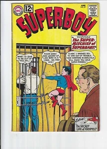Superboy #97 Superbaby and Krypto Solo Stories! DC 1962 Glossy Fine+ 6.5 - Picture 1 of 2