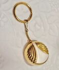 AVON Retractable Gold-Tone Clip-On Key Ring Pulley for Eyeglasses, ID Card, Keys