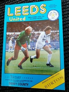 Leeds United v Derby County. 29th November 1986. The Today League Division Two - Picture 1 of 1