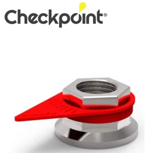Camión puntero tuerca de rueda aflojado de seguridad indicadores rojos CHECKPOINT® - TODOS LOS TAMAÑOS - Imagen 1 de 1