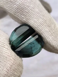 Tourmaline Rose cuts Pair 20.35 carats Dark Bi-color Best for Earrings @Afghan - Picture 1 of 5