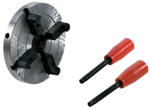 Bernardo 4-Backenfutter Ø125mm zentrisch Vierbackenfutter Spannfutter M33 x 3,5 - Bild 1 von 2