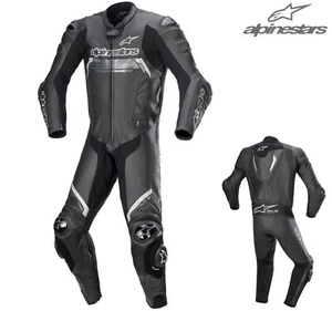 Alpinestars Missile V2 Ignition Leather Suit CE Motorcycle 1 Piece Black AAA - Picture 1 of 4