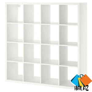 IKEA KALLAX Shelving Unit White 147x147cm - Cube Storage Display Bookcase Rack - Picture 1 of 4