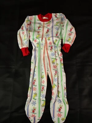 Tom & Jerry Infant Boys 18M 2pc Holiday Footed Pajamas Set Snowflakes, Reindeer - Image 1 of 4