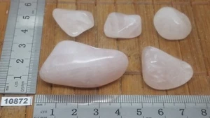 LOT QUARTZ ROSE pierre roulee mineraux lithotherapie reiki collection quartz - Foto 1 di 1