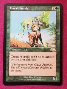 Magic The Gathering PLANESHIFT GAEA'S HERALD green card MTG - Picture 1 of 2