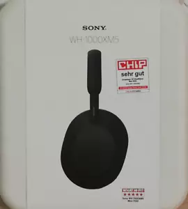 Auriculares SONY WH-1000XM5 para iPhone/iPod inalámbricos Google Alexa Smart Black NUEVO - Imagen 1 de 2