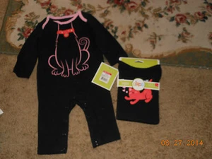 New w/tags 3-6 month baby 2 pieces halloween clothing cute one piece - Picture 1 of 1