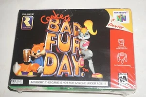 Conker's Bad Fur Day (Nintendo 64 N64) NEW in Box Factory Sealed - Picture 1 of 6