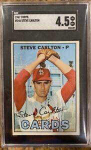 1967 Topps Baseball #146 Steve Carlton St. Louis Cardinals HOF SGC 4.5 HOF!!