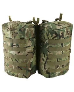 British Army Type Mtp Side Pockets Pair Of Two Molle Rocket Pockets - Picture 1 of 1