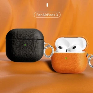 Custodia per Apple Airpods Pro 3rd Pro2 protezione auricolare in pelle antiurto - Foto 1 di 19