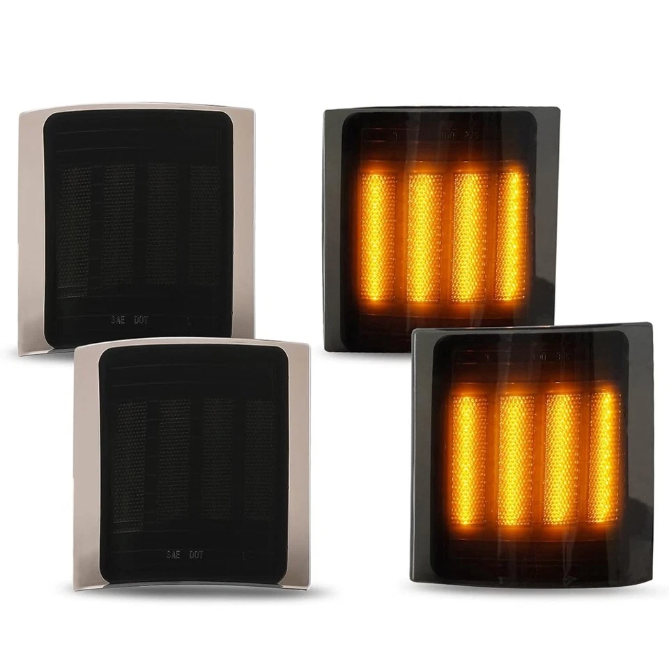 Led Side Marker Signal Lamps for 1994-1998 Chevy Sliverado Chevy C/K 1500 2500 Foto 1 de 4