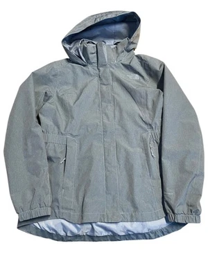 The North Face Jacket Womens Large DryVent Grey Outerwear Hood Zip Waterproof - Image 1 of 4