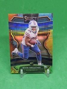 2019 Select DEVIN SINGLETARY RC Rookie #26 Tie-Dye Prizm Concourse #13/25 - Picture 1 of 2
