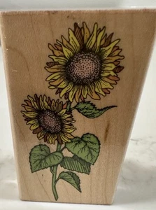 HERO ARTS Rubber Stamp F-744 Sunflowers - Picture 1 of 2