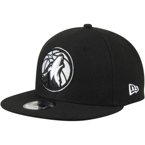 Men's New Era Black Minnesota Timberwolves 9FIFTY Snapback Adjustable Hat - Picture 1 of 5