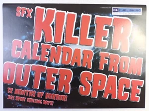 SFX KILLER CALENDAR FROM OUTER SPACE. 12 MONTHS OF HORROR 2005. LIKE NEW - Bild 1 von 4