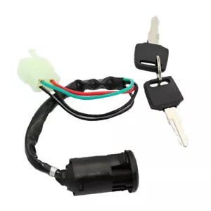 Key Ignition Start Switch Lock 50cc 110cc 125cc 250cc Scooter ATV 4-Wire Car - Bild 1 von 6