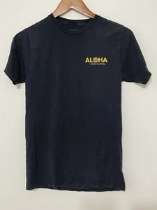 Quicksilver T-shirt Women S/P Black Graphic Print Aloha B2 - Picture 1 of 5