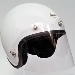 Bob Heath Wrap Round Visor for Open Face Helmets ARC001 - Clear - Picture 1 of 1