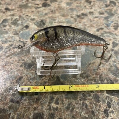 Vintage Strike King Balsa King Crankbait Wood Fishing Lure  FREE SHIPPING - Image 1 of 4