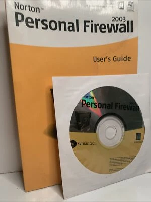 Norton Personal Firewall 2003 CD And User Guide New Sealed Disc - Image 1 of 3