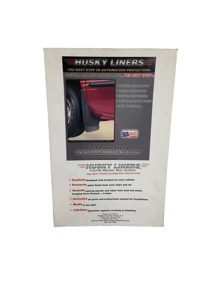 56591 HUSKY LINERS GUARDABARROS PARA 04-06 FORD F150/LINCOLN 2 PIEZAS DELANTERO NEGRO Foto 1 de 4