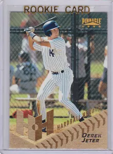 Derek Jeter MLB RC Pinnacle New York Yankees TARJETA DE NOVATO DURO ¡El Capitán! - Imagen 1 de 2