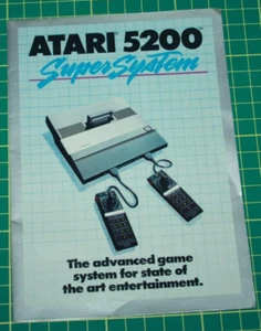 Atari 5200 Game Manual: Atari 5200 Super System - Picture 1 of 2