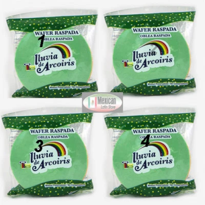 4x Oblea Arcoiris Raspada gran tamaño red con 16-oz Foto 1 de 2