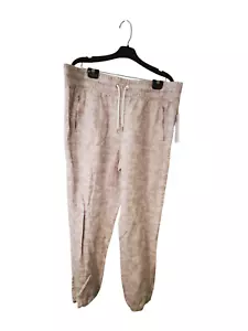 Athleta nwt cabo tide linen jogger pants womens 16T 16 Tall camo - Picture 1 of 4