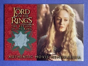 2004 Topps Lord of the Rings Eowyn's Party Hall Dress Movie Prop Patch Card - Picture 1 of 2