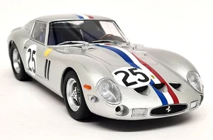 KK 1/18 - Ferrari 250 GTO Le Mans 1963 #25 Silver Diecast Scale Model Car - Picture 1 of 8