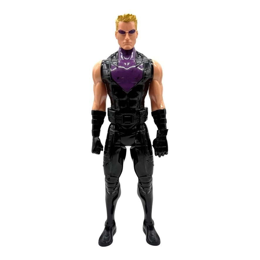 Figura de acción Hawkeye 12 pulgadas Marvel Avengers Assemble Purple Titan Hero 2014 Foto 1 de 4