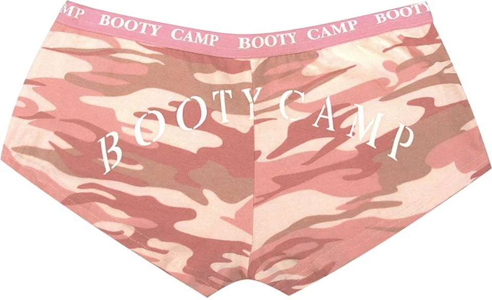 Pantalones Cortos de Campamento Rosa Claro Camuflados Go Hot Ropa Interior Mujer Bragas Foto 1 de 1
