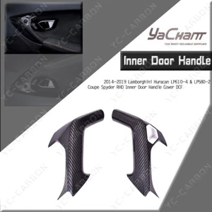 Coperchio maniglia porta interna DCF RHD per 14-19 Lamborghini Huracan LP610-4&LP580-2 - Foto 1 di 24