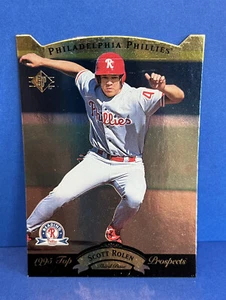 SUPER COLLEZIONISTA ~ NON FIRMATO Scott Rolen 1995 SP Top Prospects Autograph card - Foto 1 di 3