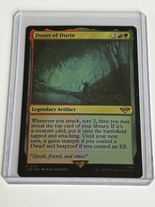 Doors of Durin 199  MTG LOTR Middle Earth 2023  Mint - 9.0 +  Foil Rare - Picture 1 of 16