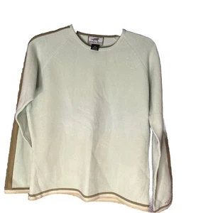 Toad & Co Sage Olive Green Women’s Sweater Classic Natural Size MED Blend Fabric - Picture 1 of 8