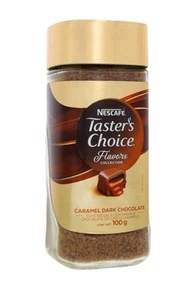 1 - NESCAFE TASTERS CHOICE INSTANT COFFEE CARAMEL DARK CHOCOLATE 100G (3.5OZ) - Picture 1 of 3