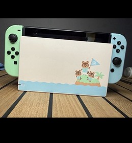 Nintendo Switch Animal Crossing Edition With Dock And Cords