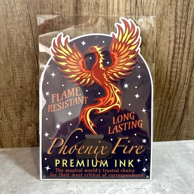 MAGIC, DELIVERED! Phoenix Fire Metal Tin Art Print - Harry Potter Collectible - image 1 of 4