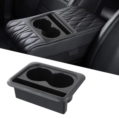 Stylish Car Armrest Storage Box with Tissue Compartment and Card Holder - Image 1 of 4