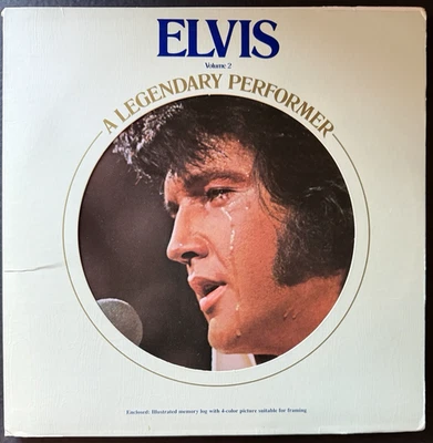 Elvis Presley A Legendary Performer Volume 2 LP Record And Booklet Vintage Mint Foto 1 de 4