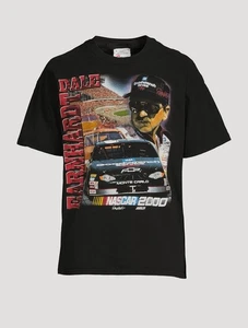 DALE EARNHARDT Vtg NASCAR 2000 Winston Cup Made In USA Graphic Tee, Black- Large - Picture 1 of 7