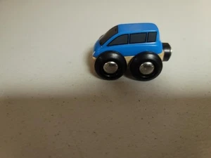 Brio wooden railway Replacement Blue Car from Flatbed car Carrier - Picture 1 of 4